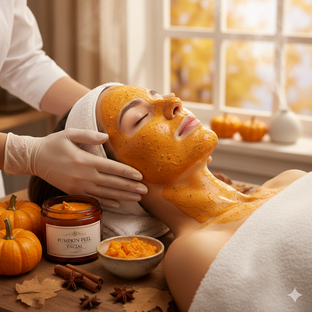 pumpkin peel facial